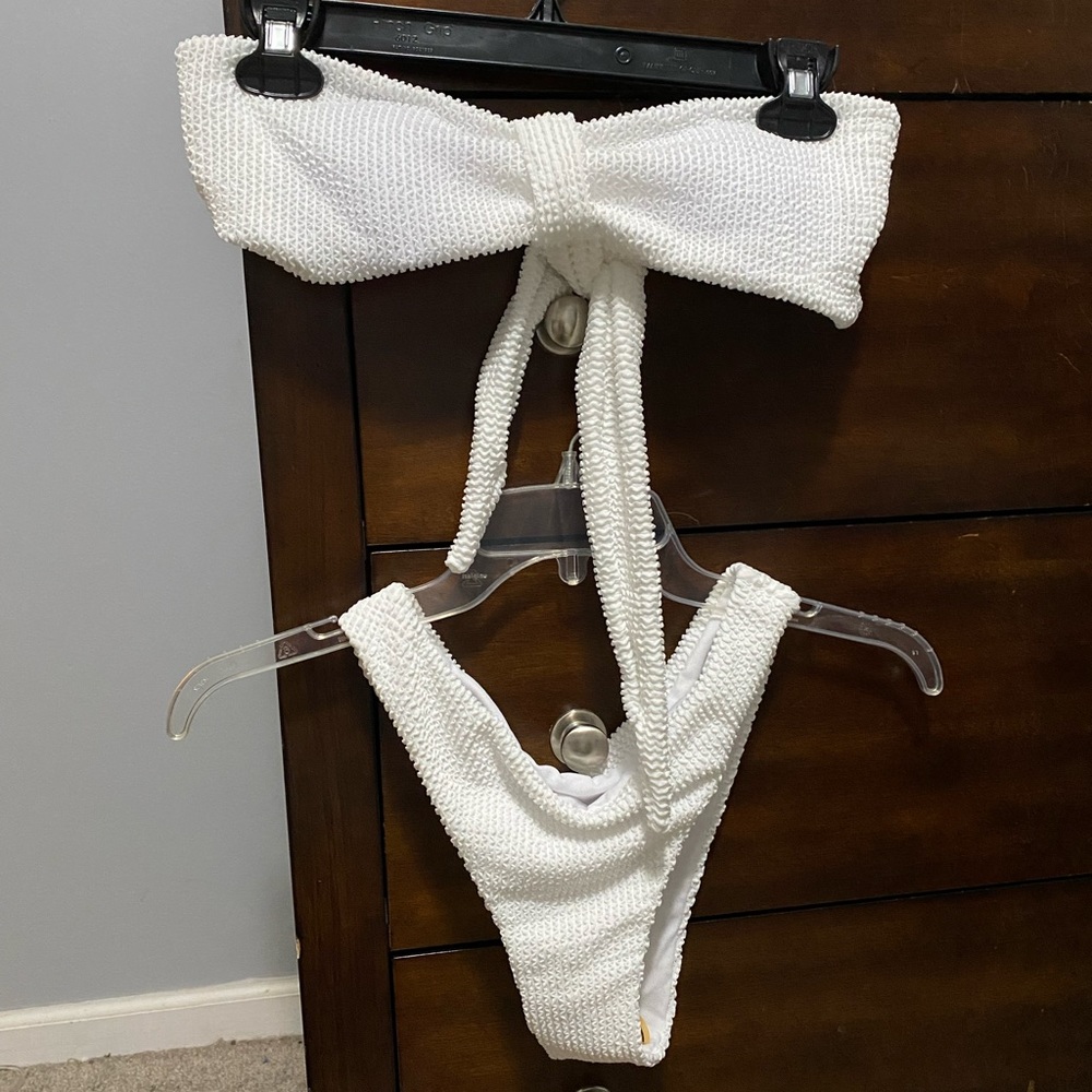 White bikini